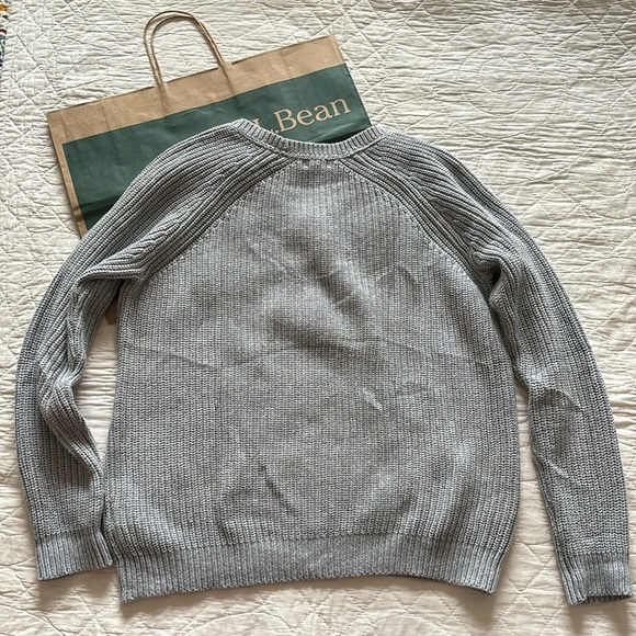 LL Bean Rib Knit Sweater - Picture 8 of 9